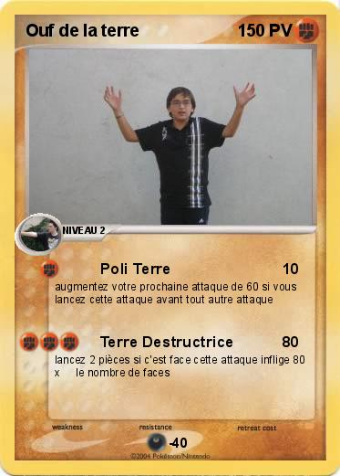Pokemon Ouf de la terre   