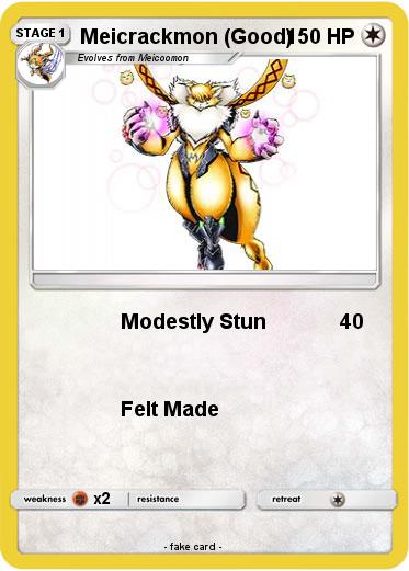 Pokemon Meicrackmon (Good)