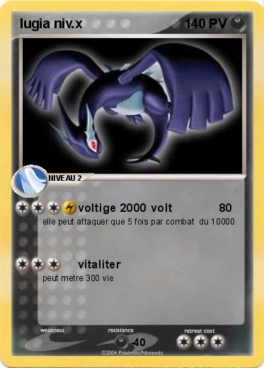 Pokemon lugia niv.x