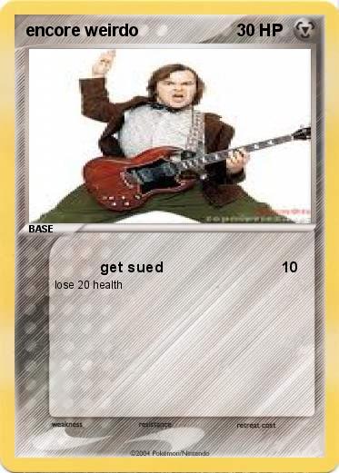 Pokemon encore weirdo                         