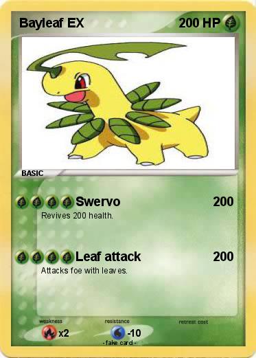 Pokemon Bayleaf EX