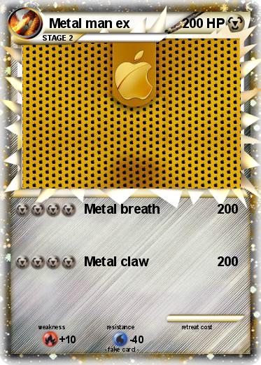 Pokemon Metal man ex