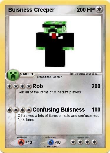 Pokemon Buisness Creeper