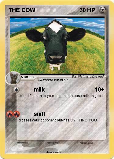 Pokémon THE COW 7 7 - milk - My Pokemon Card