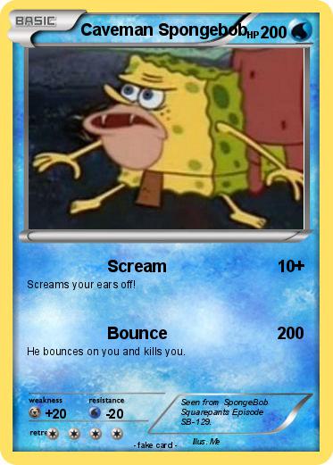 Pokemon Caveman Spongebob