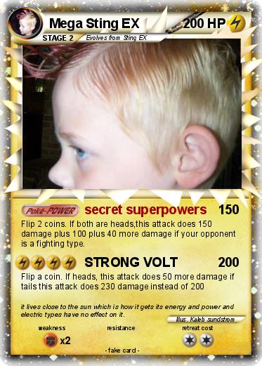Pokemon Mega Sting EX