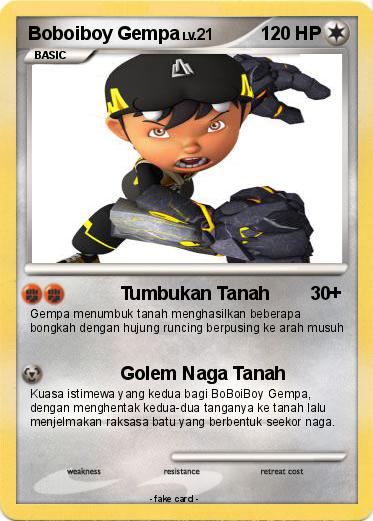 Pokemon Boboiboy Gempa