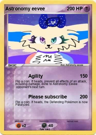 Pokemon Astronomy eevee
