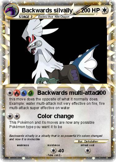 Pokemon Backwards silvally
