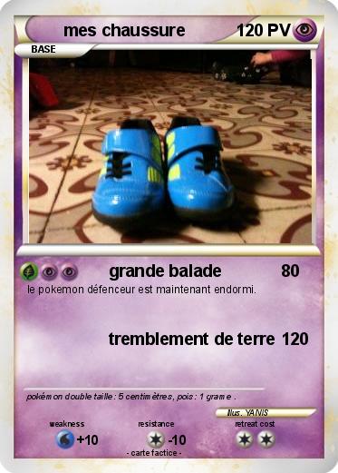 Pokemon mes chaussure