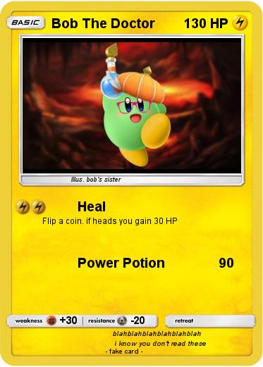 Pokemon Bob The Doctor
