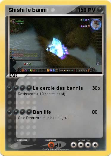 Pokemon Shishi le banni