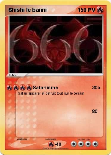 Pokemon Shishi le banni