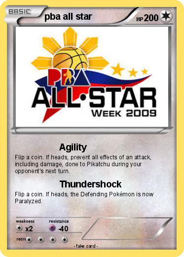 Pokemon pba all star