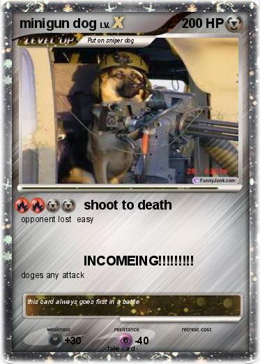 Pokemon minigun dog