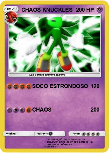 Pokemon CHAOS KNUCKLES