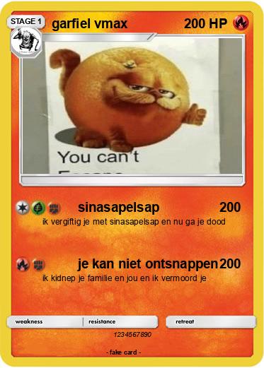 Pokemon garfiel vmax