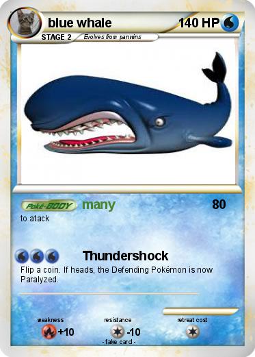 Pokemon blue whale