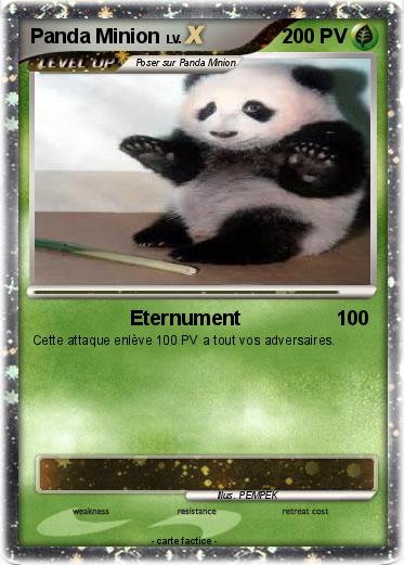 Pokemon Panda Minion