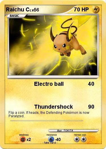 Pokemon Raichu C