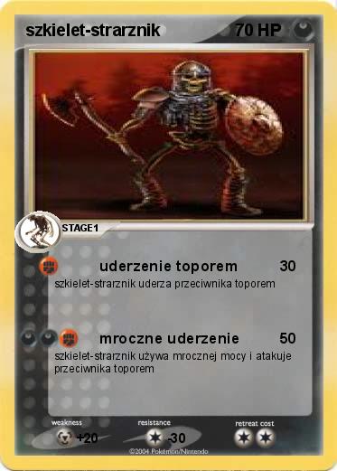 Pokemon szkielet-strarznik