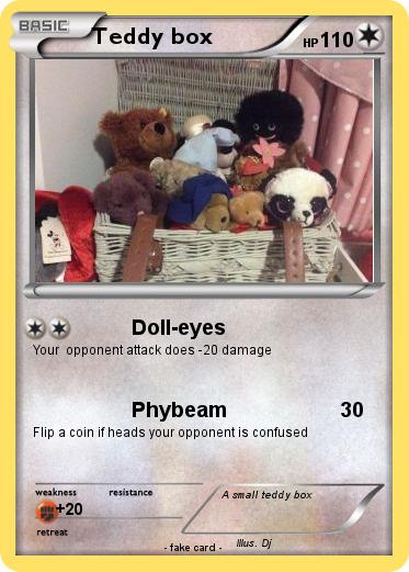 Pokemon Teddy box