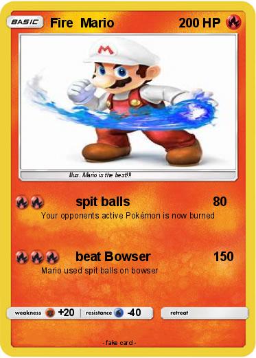Pokemon Fire  Mario