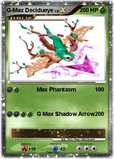Pokemon G-Max Decidueye