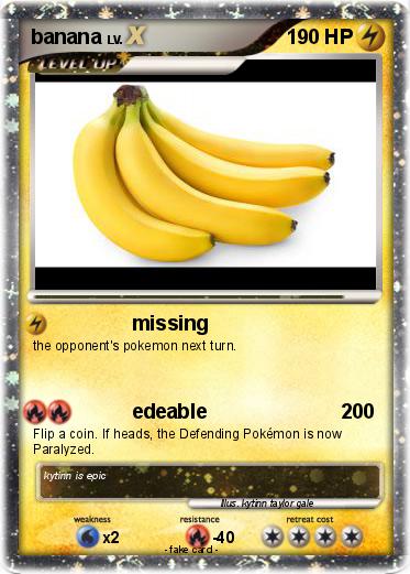 Pokemon banana