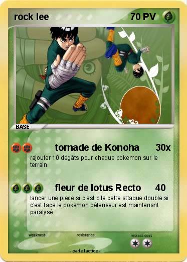 Pokemon rock lee