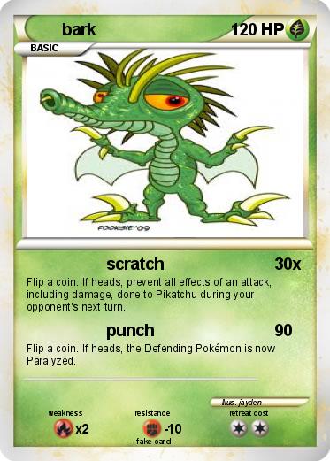 Pokemon bark