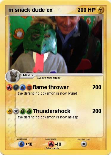 Pokemon m snack dude ex