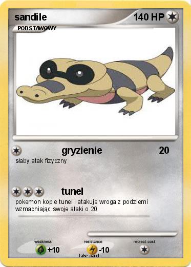 Pokemon sandile