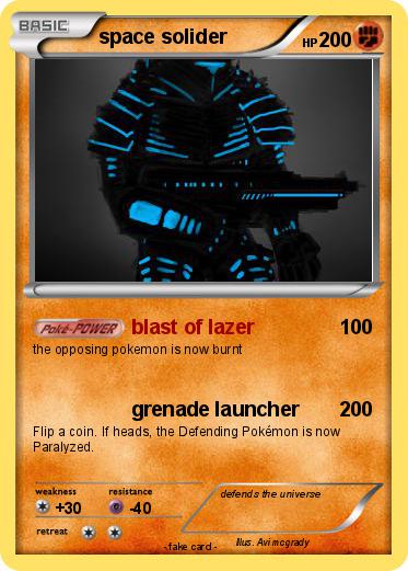 Pokemon space solider