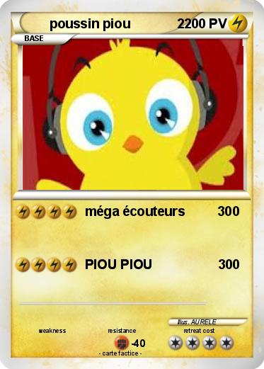 Pokemon poussin piou             2