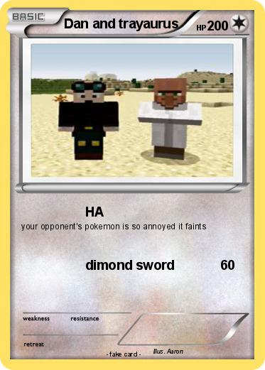 Pokemon Dan and trayaurus