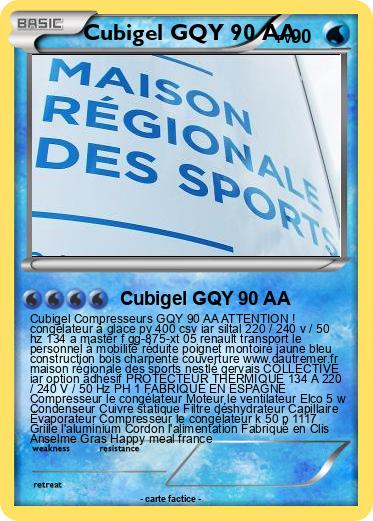 Pokemon Cubigel GQY 90 AA