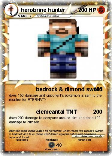Pokemon herobrine hunter