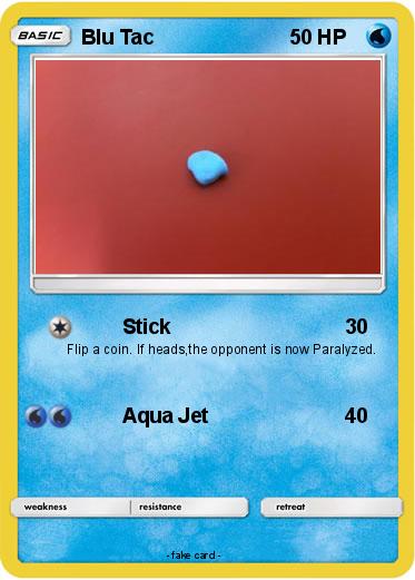 Pokemon Blu Tac