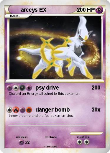 Pokemon arceys EX