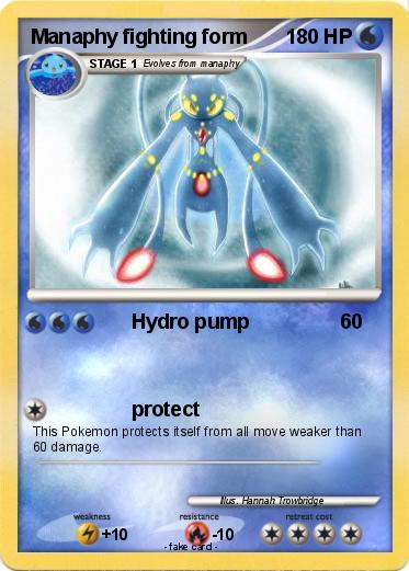 Pokemon Manaphy fighting form