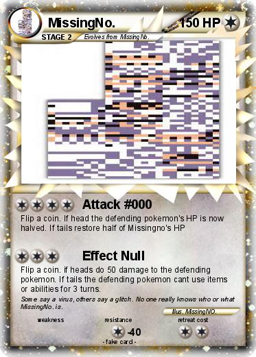 Pokemon MissingNo.