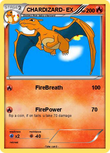 Pokemon CHARDIZARD- EX