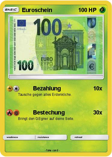 Pokemon Euroschein