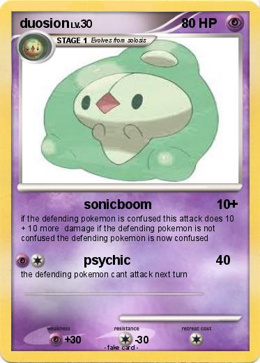Pokemon duosion