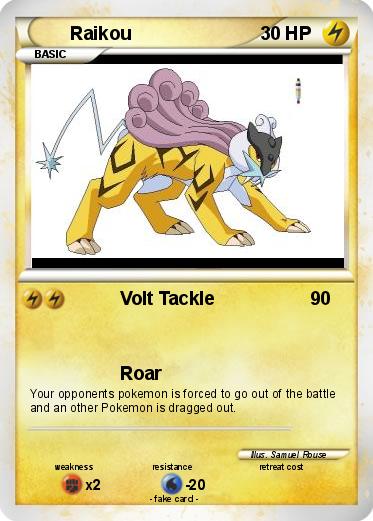 Pokemon Raikou