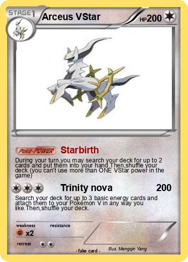 Pokemon Arceus VStar