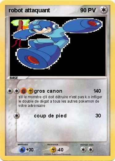 Pokemon robot attaquant