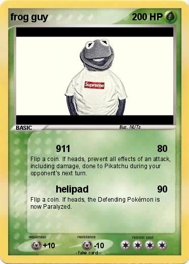 Pokemon frog guy