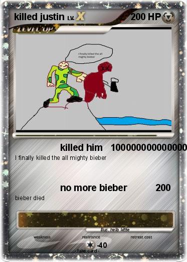 Pokemon killed justin